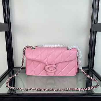 Coach Bolsa Tabby Shoulder 26 With Quilting Rosa - size 26x14x8 cm 