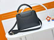 Louis Vuitton Capucines BB Bag Black - size: 27x18x9cm  - 4