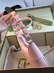 Gucci Aphrodite Shoulder Bag Small Light Pink - 25 x 19 x 7cm - 5