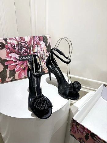 Dolce & Gabbana Keira satin sandals - heel height 10cm 