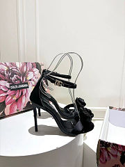 Dolce & Gabbana Keira satin sandals - heel height 10cm  - 4