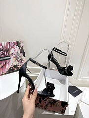 Dolce & Gabbana Keira satin sandals - heel height 10cm  - 3