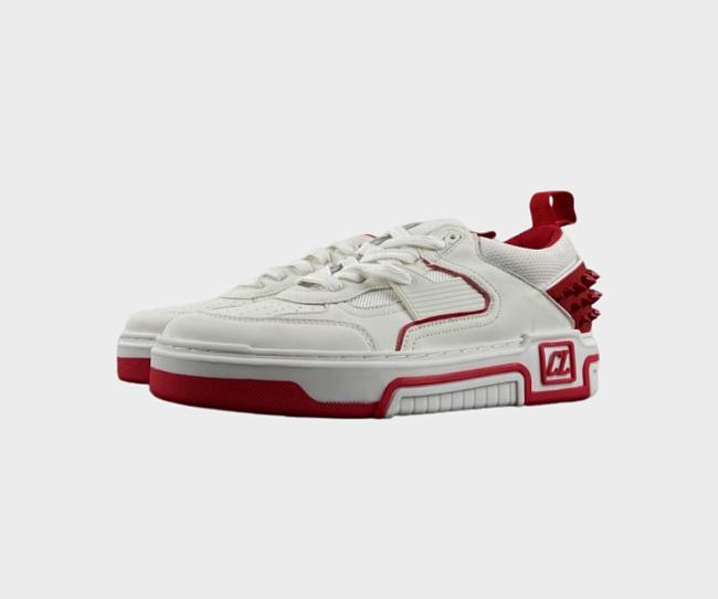 Christian Louboutin Astroloubi Calf leather, suede and nappa leather White - 3230887J679 - 1