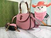 Gucci Bamboo 1947 small top handle bag Pink - 675797 10ODT 5467 - size: 21x 15x 7cm - 3