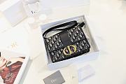Dior 30 Montaigne Bag Blue Oblique Jacquard - M9203UTZQ_M928 - size: 24 x 17 x 8 cm - 2