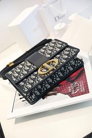 Dior 30 Montaigne Bag Blue Oblique Jacquard - M9203UTZQ_M928 - size: 24 x 17 x 8 cm - 5