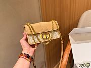 Dior 30 Montaigne East-West Bag with Chain Oblique Jacquard - 22×13×7cm - 4
