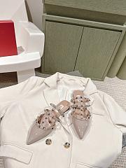Valentino Garavani Rockstud patent leather mules Pink -  Heel 1.5 cm - 3