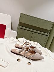 Valentino Garavani Rockstud patent leather mules Pink -  Heel 1.5 cm - 4