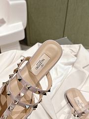 Valentino Garavani Rockstud patent leather mules White - Heel 1.5 cm - 2