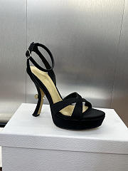 Dior Tribales Heeled Sandal Black - Heel height: 12cm - 2