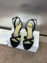 Dior Tribales Heeled Sandal Black - Heel height: 12cm - 5