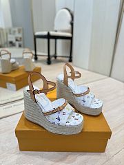 LV x TM Helios Wedge Sandal Multicolored - Heel height: 12.5cm water platform 3.5cm - 1