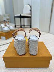LV x TM Helios Wedge Sandal Multicolored - Heel height: 12.5cm water platform 3.5cm - 5