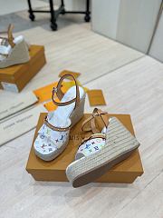 LV x TM Helios Wedge Sandal Multicolored - Heel height: 12.5cm water platform 3.5cm - 4
