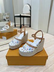 LV x TM Helios Wedge Sandal Multicolored - Heel height: 12.5cm water platform 3.5cm - 3