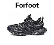 Balenciaga Men's Track Sneakers in Blackand White - 1