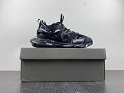 Balenciaga Men's Track Sneakers in Blackand White - 2