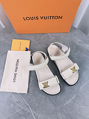 LV Sunset Flat Comfort Sandal Light Beige - 1ACP4O  - 2