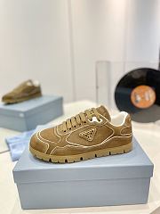 Prada Cinnamon coloured suede Trail Sneakers - 5