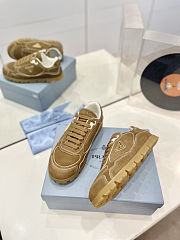 Prada Cinnamon coloured suede Trail Sneakers - 2