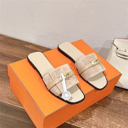 Hermes Giulia Sandals Beign - 1