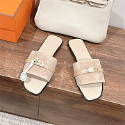 Hermes Giulia Sandals Beign - 4