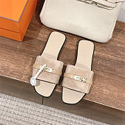 Hermes Giulia Sandals Beign - 3