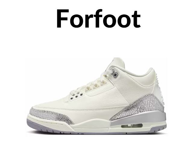 Air Jordan 3 Retro Sail Cement Grey - CK9246-100 - 1