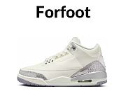 Air Jordan 3 Retro Sail Cement Grey - CK9246-100 - 1
