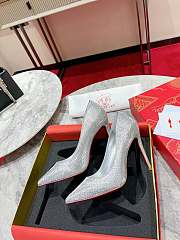 Christian Louboutin So Kate In Sequin Fabric - Heel Height: 8.5cm - 1