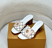 LV Frame Mule Blue 1AHMFL - Heel Height 4.5cm - 4