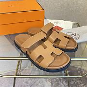 HERMÈS Chypre Sandals Brown - 5