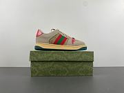 Gucci Screener Distressed Pink Green  - 5