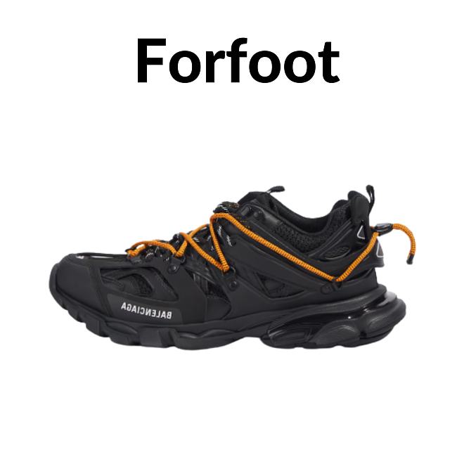 Balenciaga Men's Black Track Trail Laces Sneaker - 1