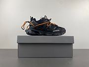 Balenciaga Men's Black Track Trail Laces Sneaker - 3