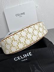 CELINE AVA TRIOMPHE BAG YELLOW BROWN - SIZE: 23 x 13.5 x 6CM - 2