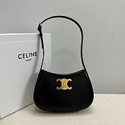 CELINE TILLY bag in shiny calfskin black - size: 22x13.5x4cm - 1