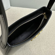 CELINE TILLY bag in shiny calfskin black - size: 22x13.5x4cm - 3