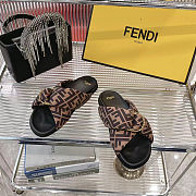 Fendi flat slippers Brown  - 2