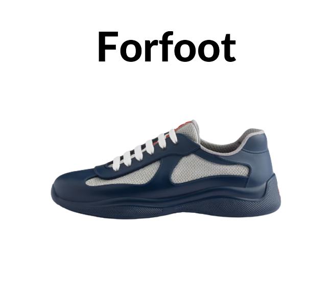 Prada America's Cup Soft rubber and bike fabric sneakers Blue - 1