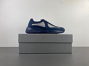 Prada America's Cup Soft rubber and bike fabric sneakers Blue - 2
