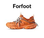 Balenciaga Men's Track Trail Laces Sneaker in Orange - 800592 WTRHK 7000 - 1