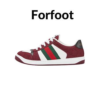 Gucci Rosso Ancora GG canvas shoes 