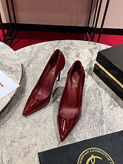 Christian Louboutin Sporty Kate patent leather pumps Red - Heel Height: 10cm - 2