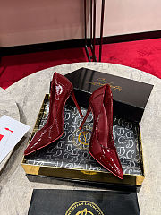 Christian Louboutin Sporty Kate patent leather pumps Red - Heel Height: 10cm - 3