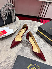 Christian Louboutin Red Patent Iriza - Heel Height: 10cm  - 2