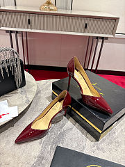 Christian Louboutin Red Patent Iriza - Heel Height: 10cm  - 3