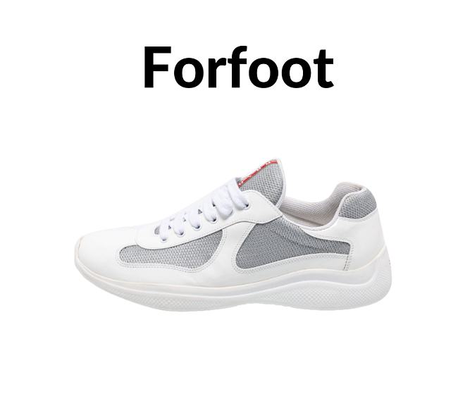Prada America's Cup Soft rubber and bike fabric sneakers White - 1