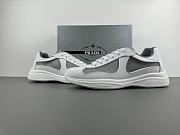 Prada America's Cup Soft rubber and bike fabric sneakers White - 4